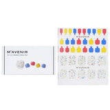 Mavenir Nail Sticker (Patterned) - # Mint Cream Dot Pedi  36pcs