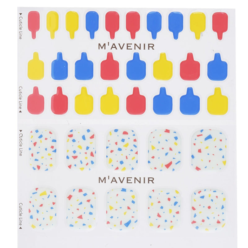 Mavenir Nail Sticker (Assorted Colour) - # Sprinkle Cereal Pedi  36pcs