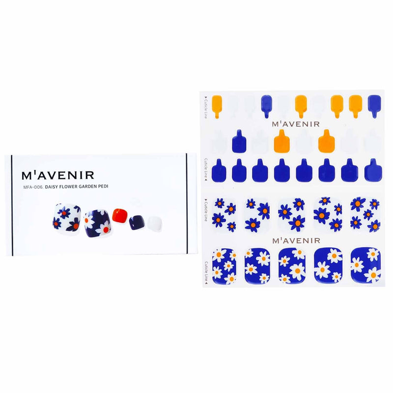 Mavenir Nail Sticker (Patterned) - # Daisy Flower Garden Pedi  36pcs