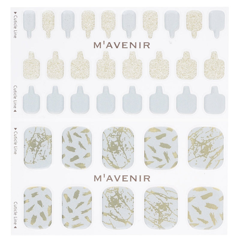 Mavenir Nail Sticker (Patterned) - # Powder Of Gold Pedi  36pcs