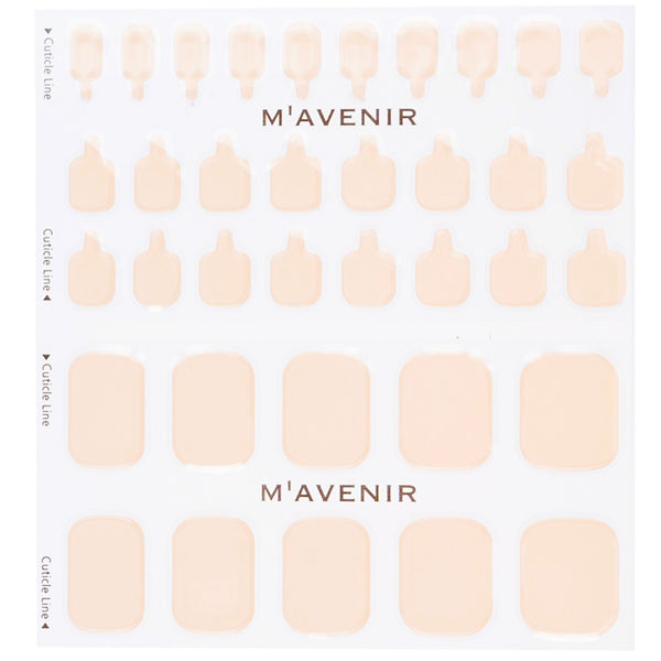 Mavenir Nail Sticker - # Classic Babypink Pedi  36pcs