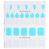 Mavenir Nail Sticker (Assorted Colour) - # White Pearl Summer Pedi  36pcs