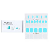 Mavenir Nail Sticker (Assorted Colour) - # White Pearl Summer Pedi  36pcs