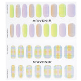 Mavenir Nail Sticker (Patterned) - # Neon Crossline Nail  32pcs