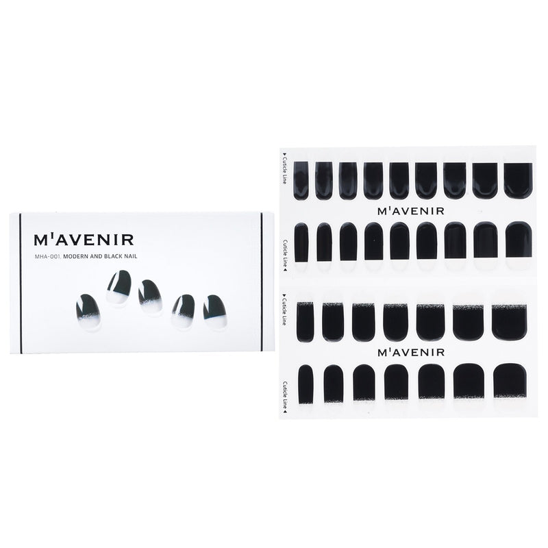 Mavenir Nail Sticker - # Modern And Black Nail  32pcs