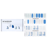 Mavenir Nail Sticker (Patterned) - # Navy Crossline Nail  32pcs