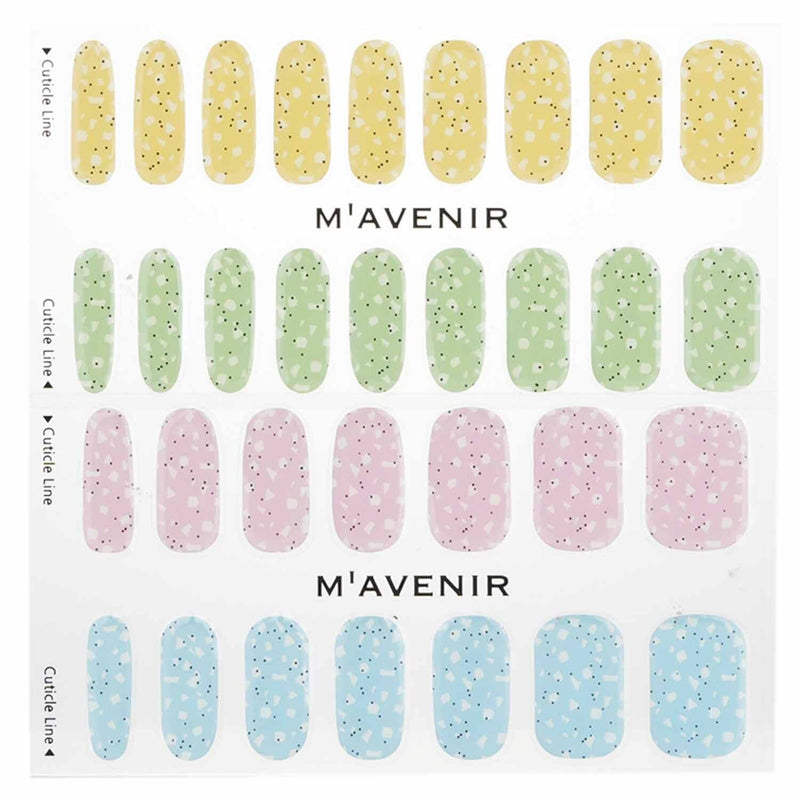 Mavenir Nail Sticker (Assorted Colour) - # Pastel Cereal Nail  32pcs