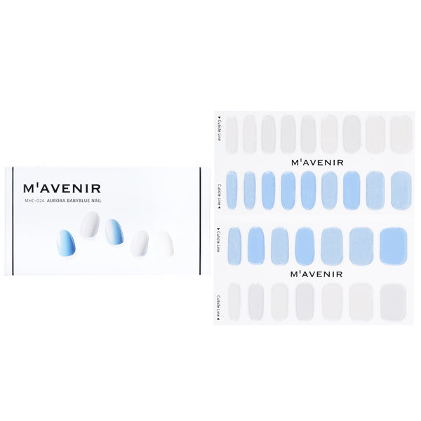 Mavenir Nail Sticker (Blue) - # Aurora Babyblue Nail  32pcs