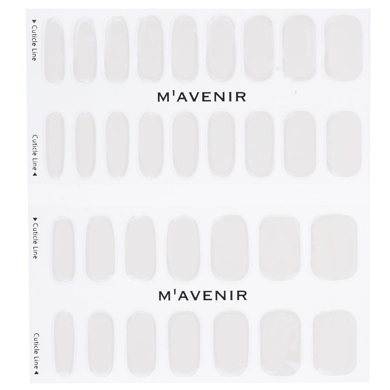 Mavenir Nail Sticker (White) - # White Crema Nail  32pcs