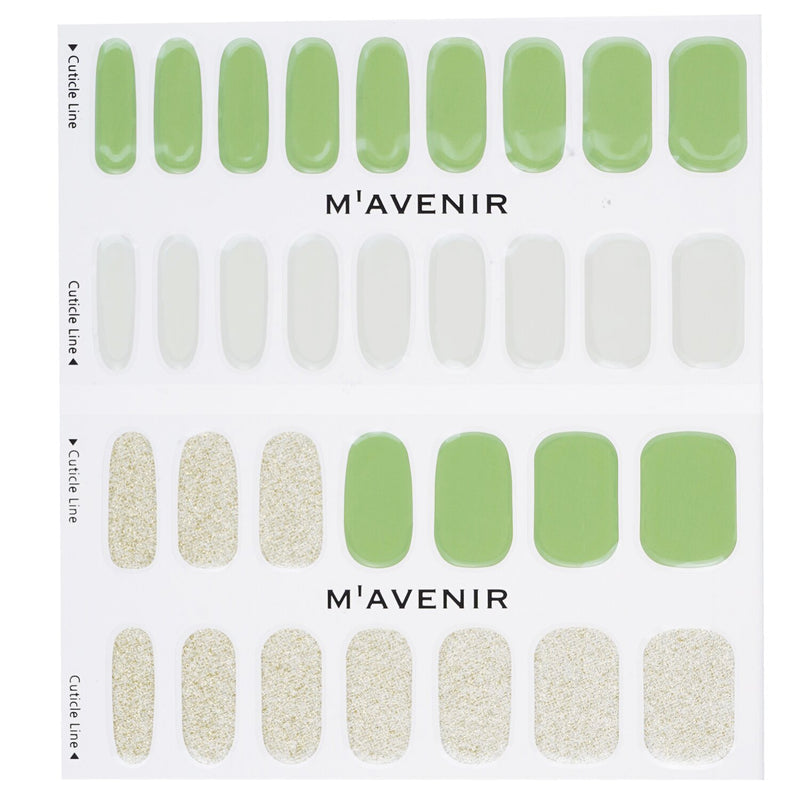 Mavenir Nail Sticker (Green) - # Brillante Green Nail  32pcs