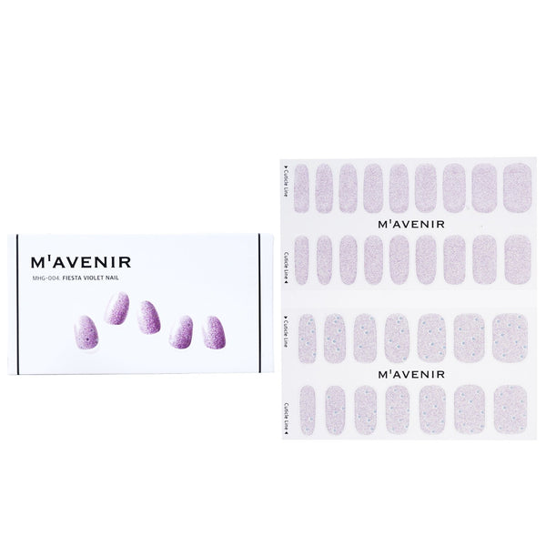 Mavenir Nail Sticker (Purple) - # Fiesta Violet Nail  32pcs