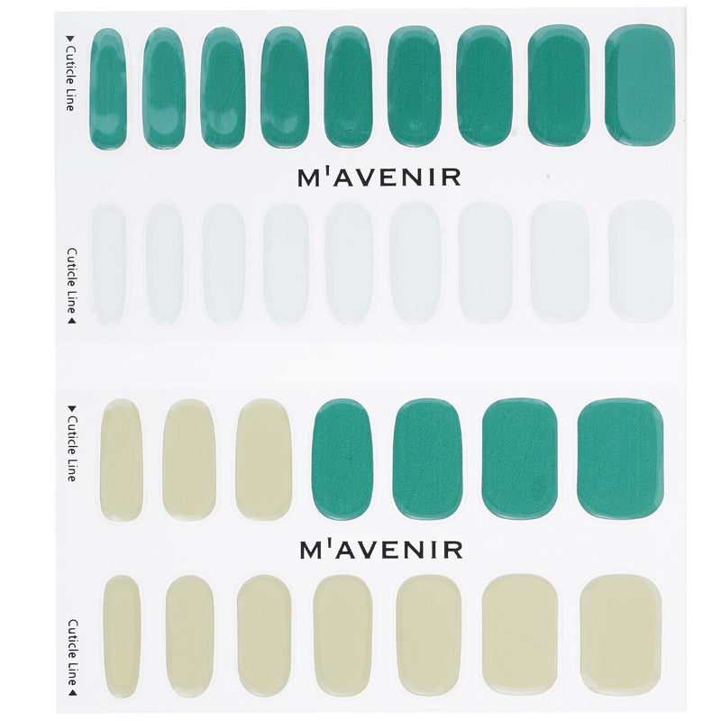 Mavenir Nail Sticker (Assorted Colour) - # Deep In The Green Nail  32pcs