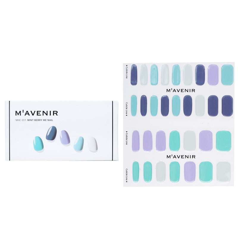 Mavenir Nail Sticker (Blue) - # Mint Berry Me Nail  32pcs