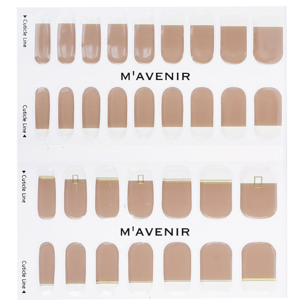 Mavenir Nail Sticker - # Gold Cafe Latte Nail  32pcs