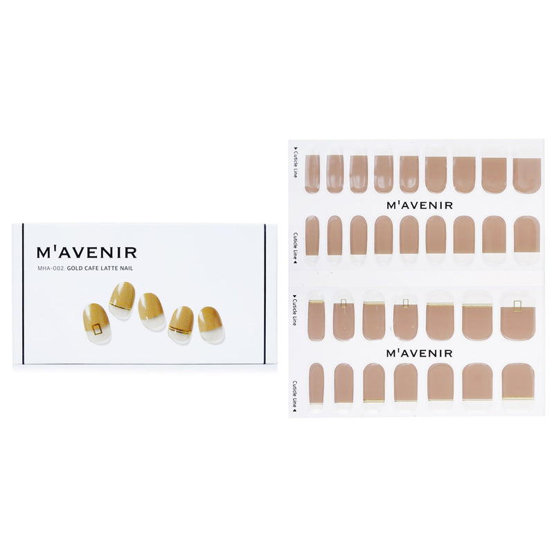 Mavenir Nail Sticker - # Navy Gold Topaz Pedi  36pcs