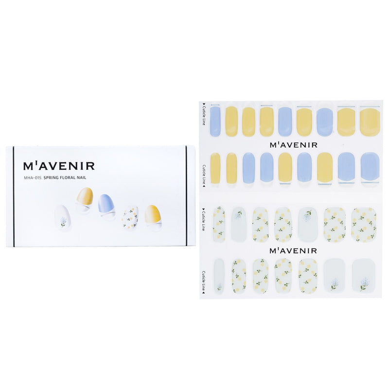 Mavenir Nail Sticker (Patterned) - # Mint Cream Dot Pedi  36pcs