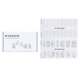 Mavenir Nail Sticker (White) - # White Cow Nail  32pcs