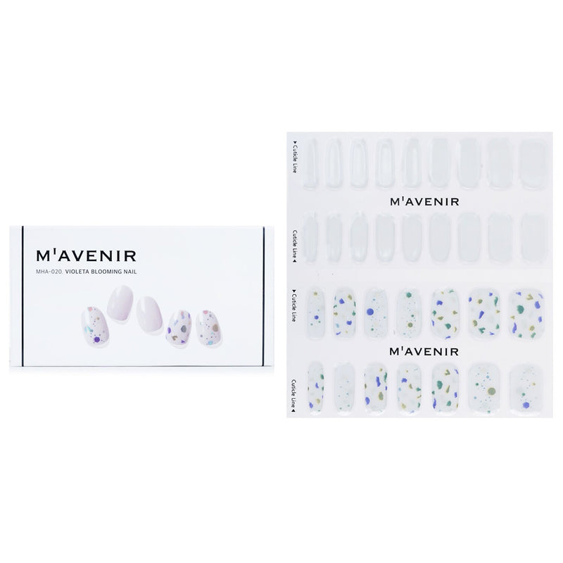 Mavenir Nail Sticker (White) - # Violeta Blooming Nail  32pcs