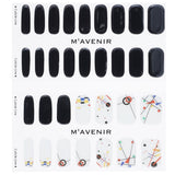 Mavenir Nail Sticker (Black) - # Kandinsky Segment Nail  32pcs
