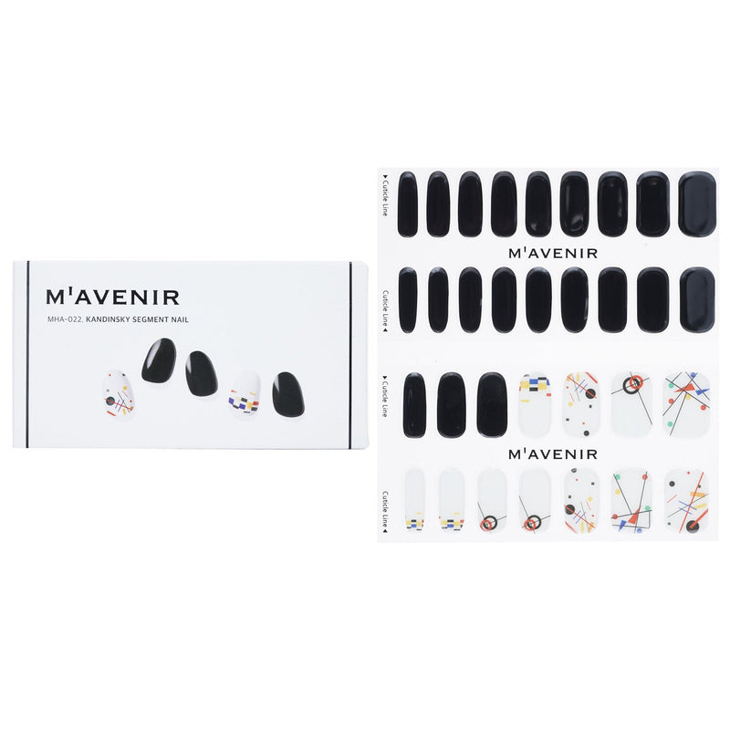 Mavenir Nail Sticker (Black) - # Black Neonstar Pedi  36pcs