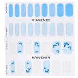 Mavenir Nail Sticker (Blue) - # Blue Mariposa Nail  32pcs