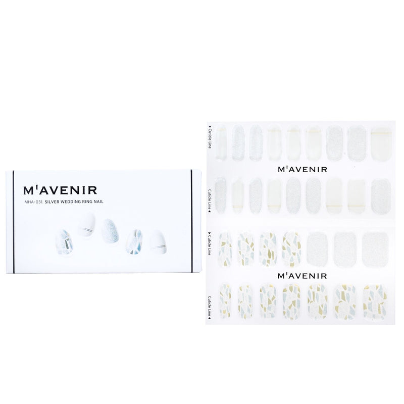 Mavenir Nail Sticker (White) - # White April Nail  32pcs