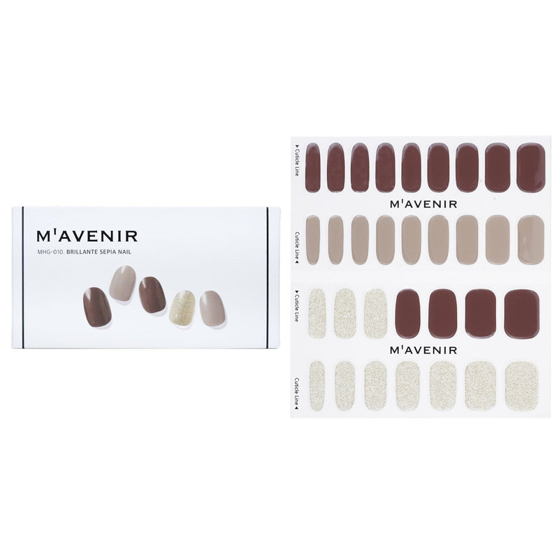 Mavenir Nail Sticker (Assorted Colour) - # Brillante Sandy Nail  32pcs