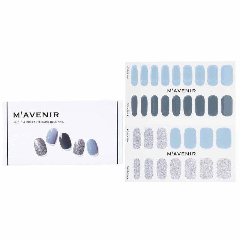 Mavenir Nail Sticker (Blue) - # Mint Berry Me Nail  32pcs