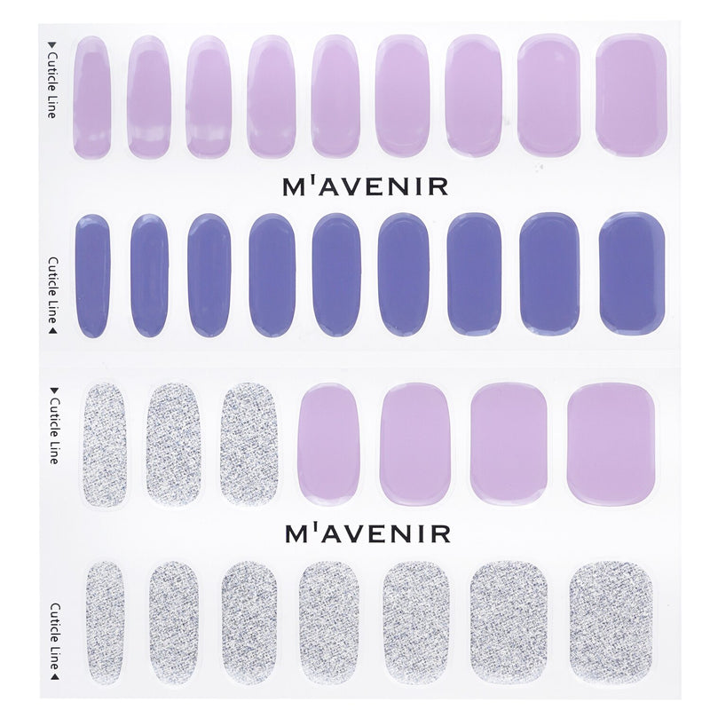Mavenir Nail Sticker (Purple) - # Brillante Lavender Nail  32pcs