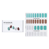 Mavenir Nail Sticker (Assorted Colour) - # Brillante Sepia Nail  32pcs
