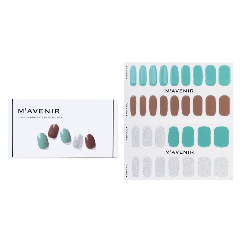 Mavenir Nail Sticker (Assorted Colour) - # Brillante Sepia Nail  32pcs
