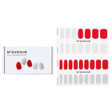 Mavenir Nail Sticker (Red) - # Brillante Burgundy Nail  32pcs