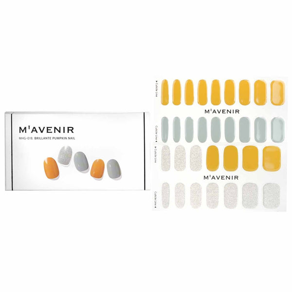 Mavenir Nail Sticker (Yellow) - # Brillante Pumpkin Nail  32pcs