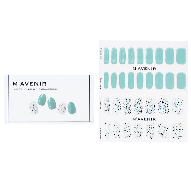 Mavenir Nail Sticker (Blue) - # Mint Berry Me Nail  32pcs