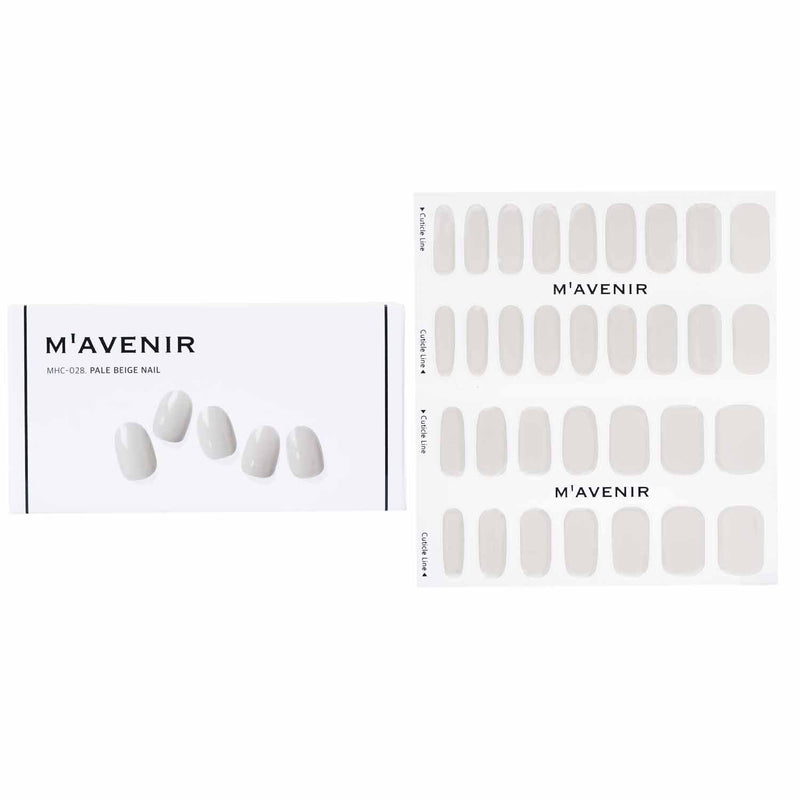 Mavenir Nail Sticker (White) - # White Cow Nail  32pcs