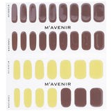 Mavenir Nail Sticker (Assorted Colour) - # Wholegrain Mustard Matt Nail  32pcs