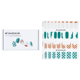 Mavenir Nail Sticker (Patterned) - # Navy Crossline Nail  32pcs