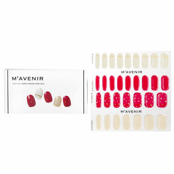 Mavenir Nail Sticker (Red) - # Sweet Dream Wine Nail  32pcs