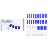 Mavenir Nail Sticker (Blue) - # Splinkle With Tinted Green Nail  32pcs