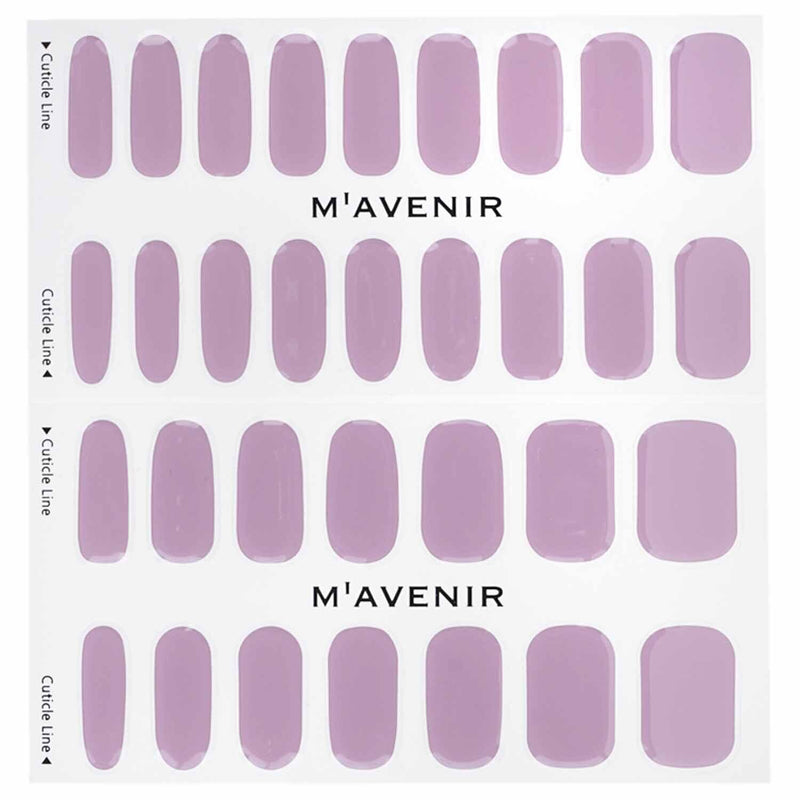 Mavenir Nail Sticker (Purple) - # Redbean Matt Nail  32pcs