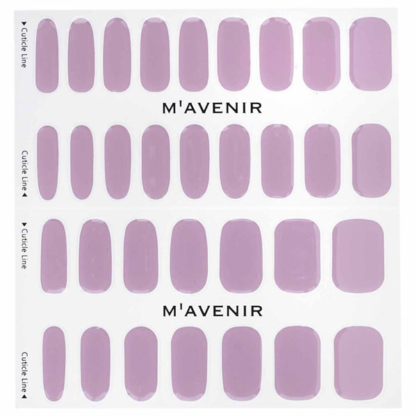 Mavenir Nail Sticker (Purple) - # Redbean Matt Nail  32pcs