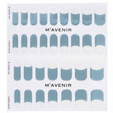 Mavenir Nail Sticker (Blue) - # Gray Deep French Nail  32pcs