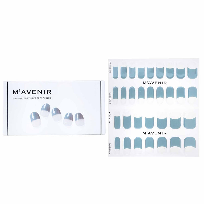 Mavenir Nail Sticker (Blue) - # Splinkle With Tinted Green Nail  32pcs