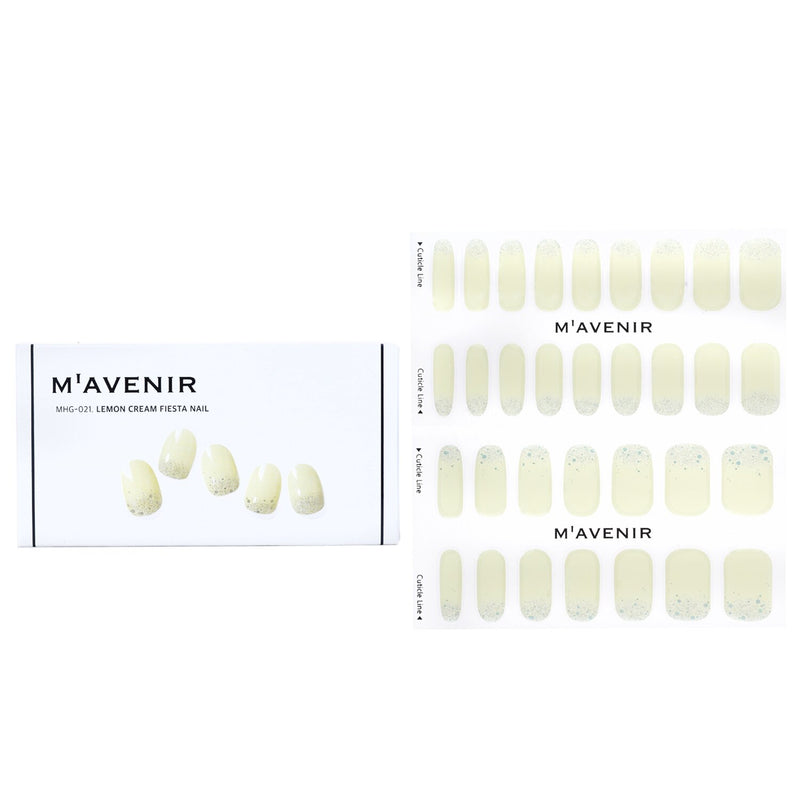 Mavenir Nail Sticker (White) - # White Cow Nail  32pcs