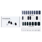 Mavenir Nail Sticker (Black) - # Shell With Milky Way Nail  32pcs