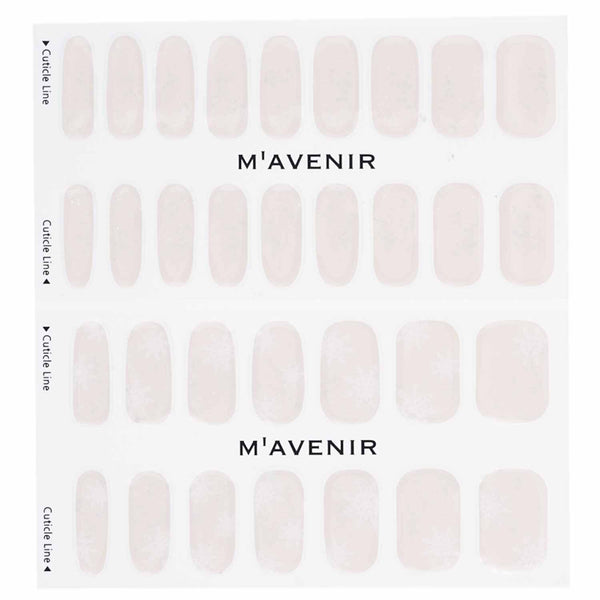 Mavenir Nail Sticker (White) - # Snow Blooming Nail  32pcs