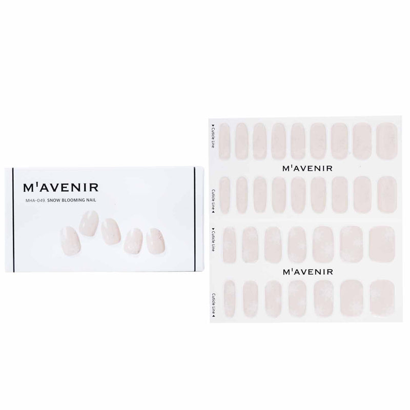 Mavenir Nail Sticker (White) - # Violeta Blooming Nail  32pcs