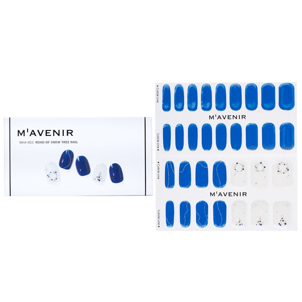 Mavenir Nail Sticker - # Road Of Snow Tree Nail  32pcs