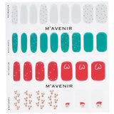 Mavenir Nail Sticker (Assorted Colour) - # Lovely Deer Santa Nail  32pcs