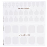 Mavenir Nail Sticker (White) - # Classic Crema Pedi  36pcs